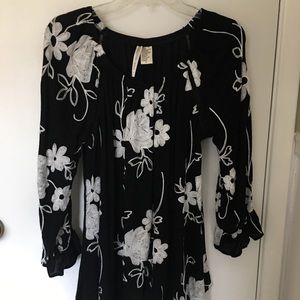 Embroidered Peasant Blouse